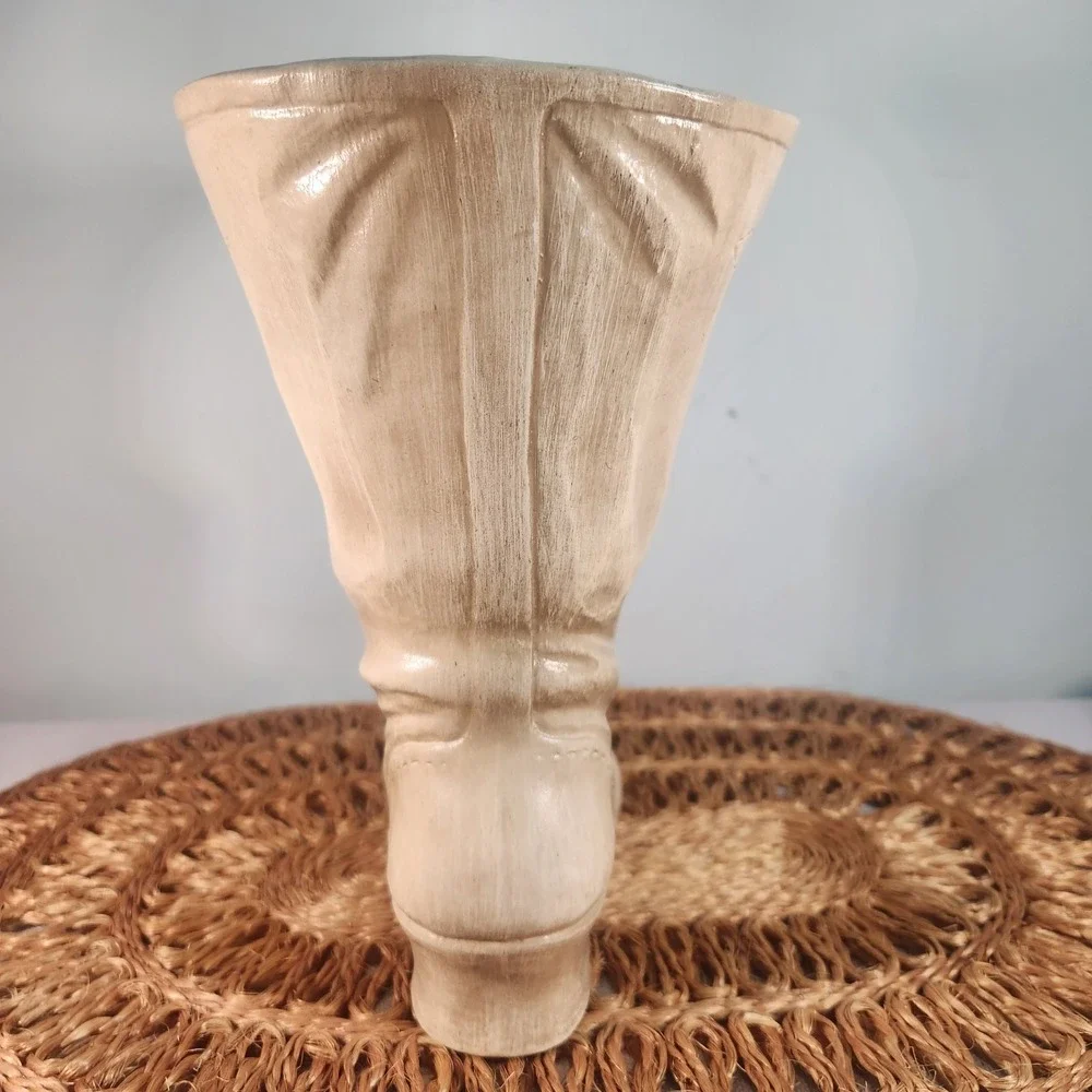 Vintage Boot Shaped Vase Planter Victorian Cottagecore Shabby Chic Decor